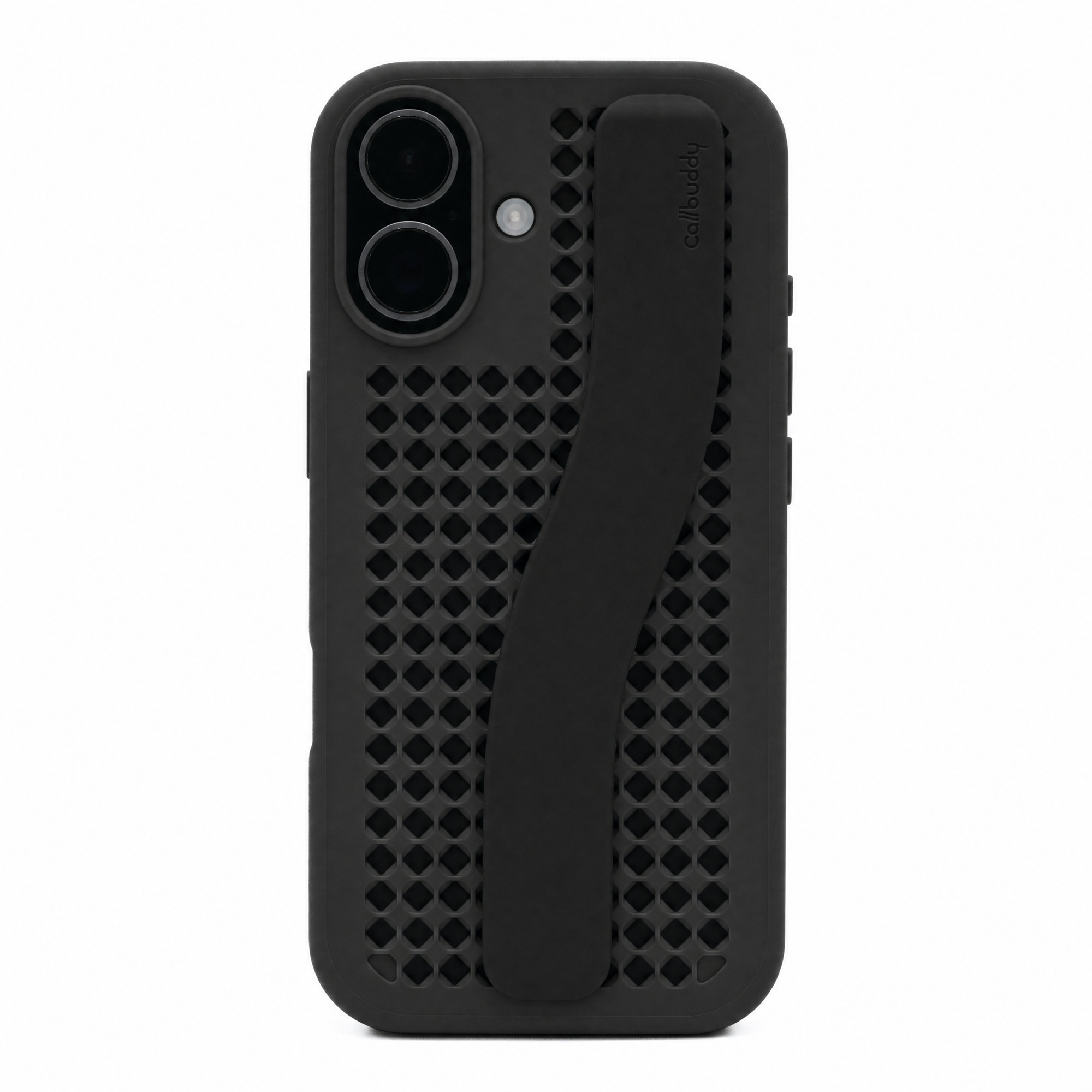 Callbuddy Hülle mit Strap für das Apple iPhone 17 - Epic Black