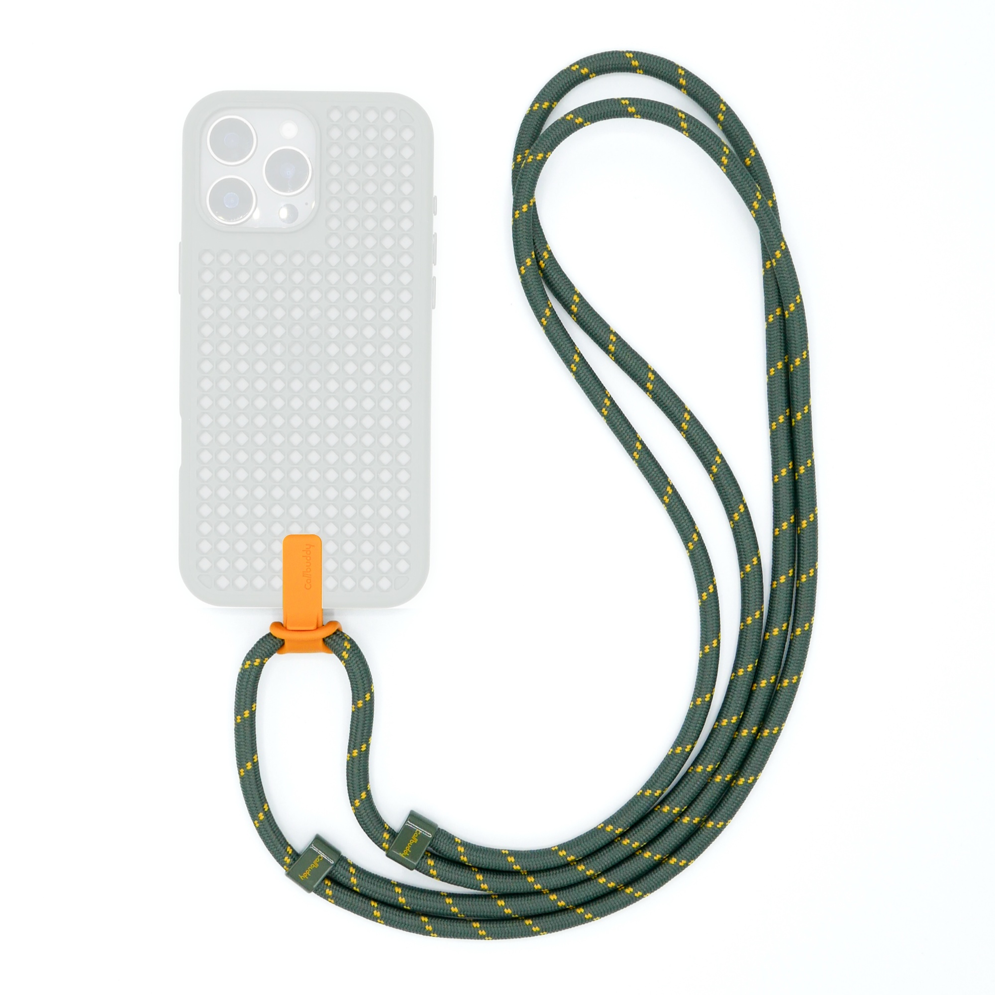 Callbuddy Lanyard - Cross Body Handyband - Olive Ember