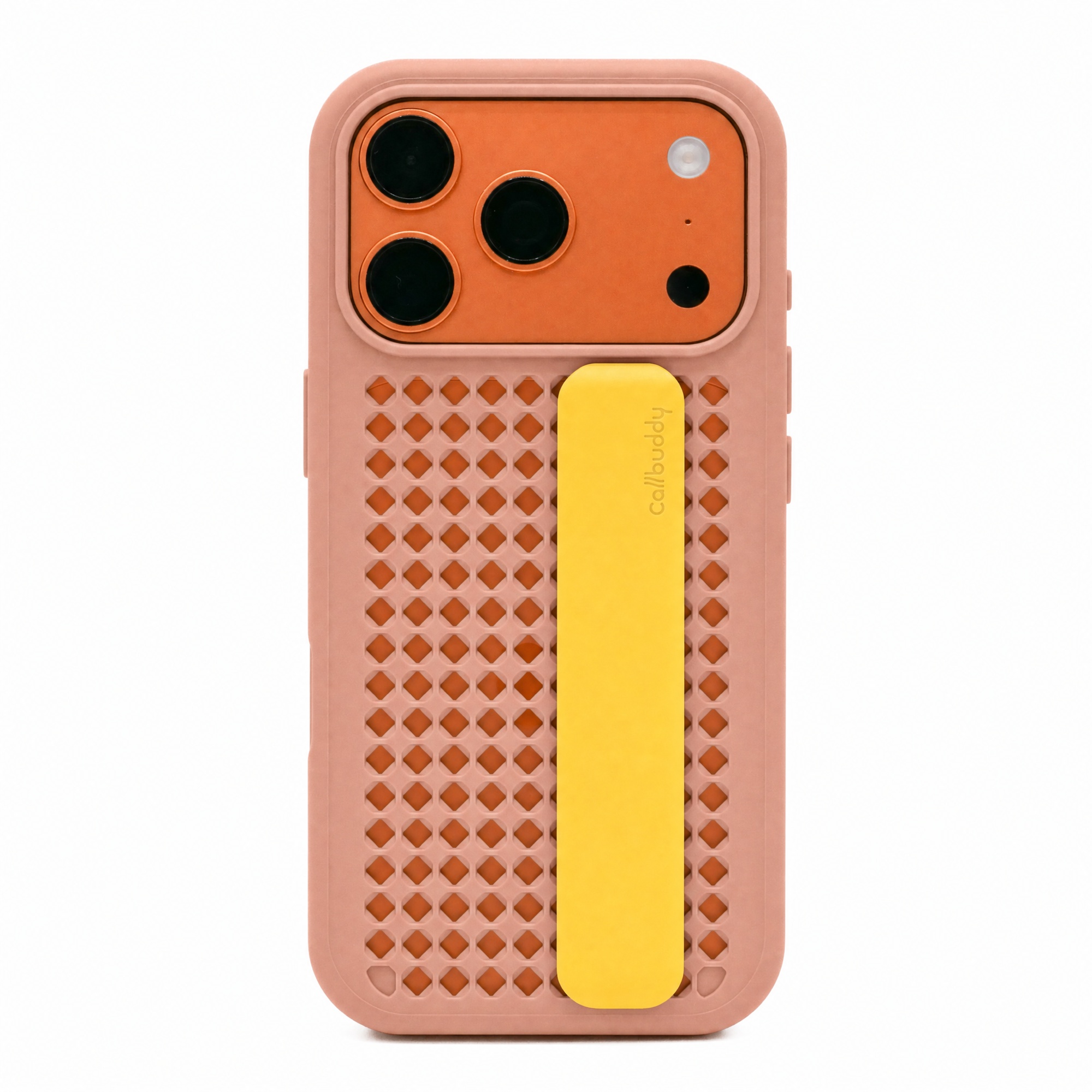 Callbuddy Hülle mit Strap für das Apple iPhone 17 Pro - Coral Pop