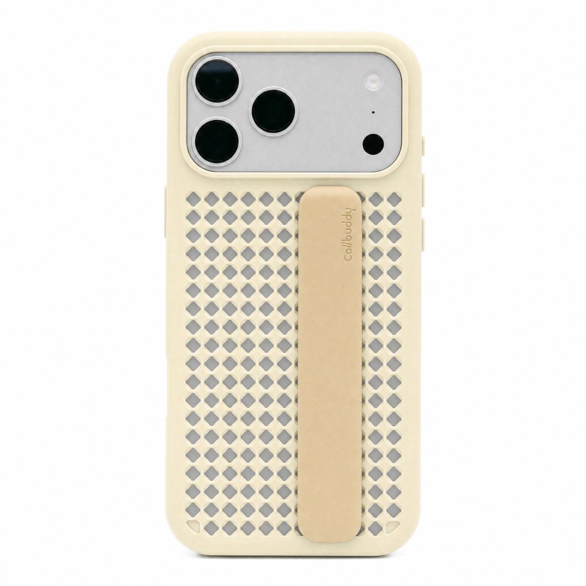 Callbuddy Hülle mit Strap für das Apple iPhone 17 Pro Max - Sand Glow