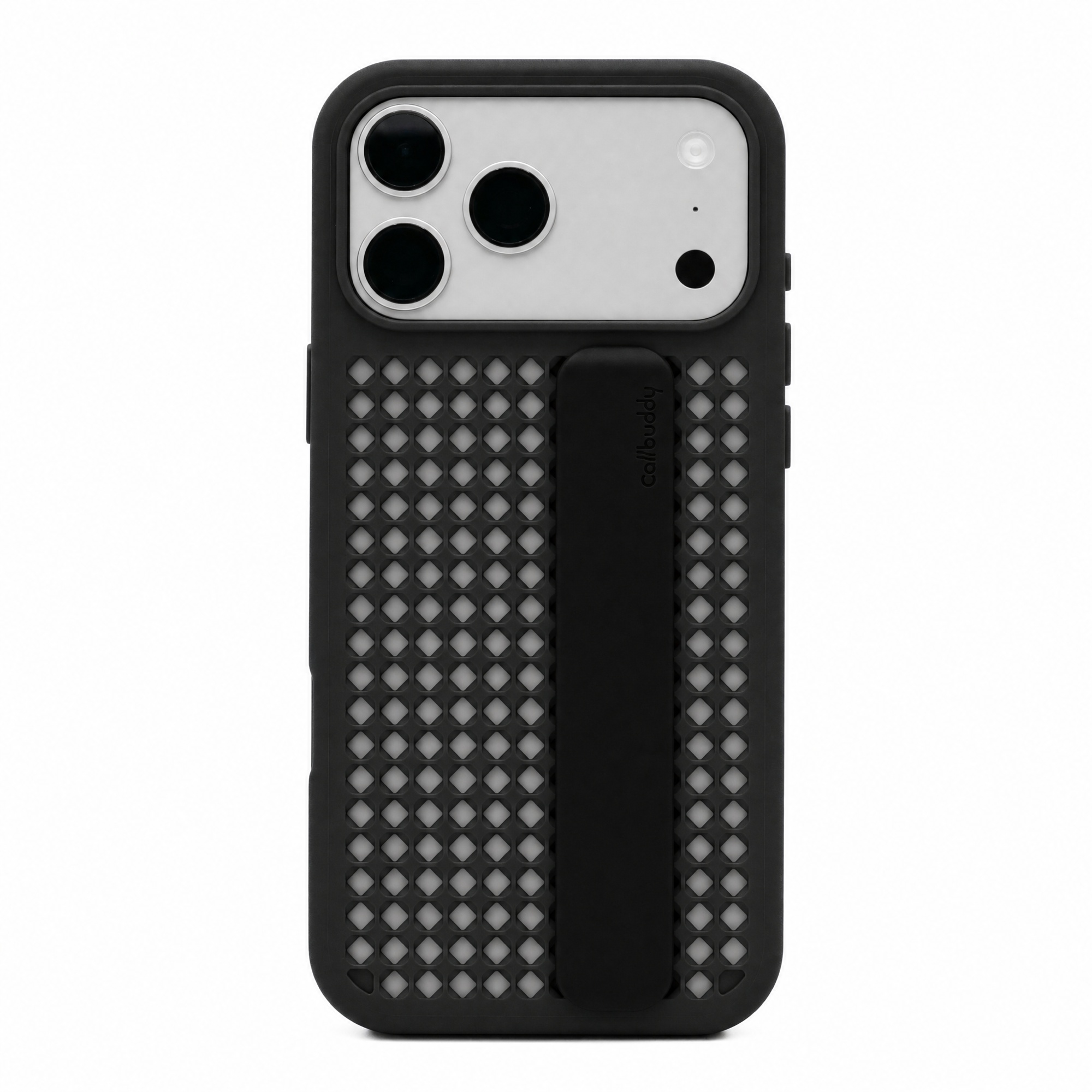 Callbuddy Hülle mit Strap für das Apple iPhone 17 Pro Max - Epic Black