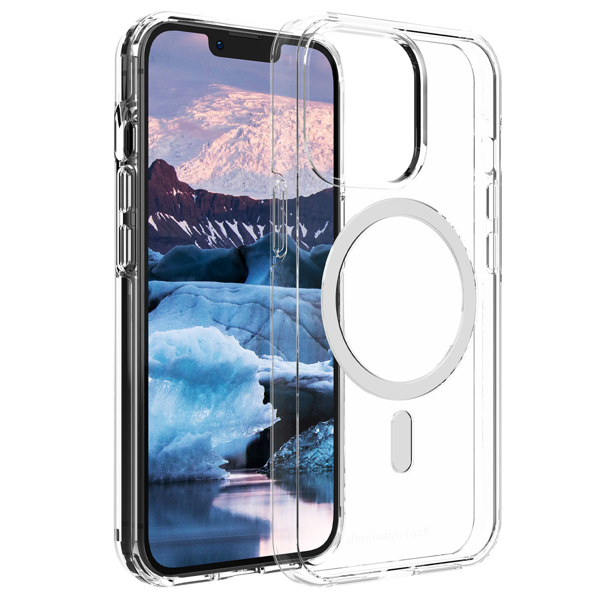 dbramante1928 Iceland Pro Backcover mit MagSafe für das Apple iPhone 13 - Transparent