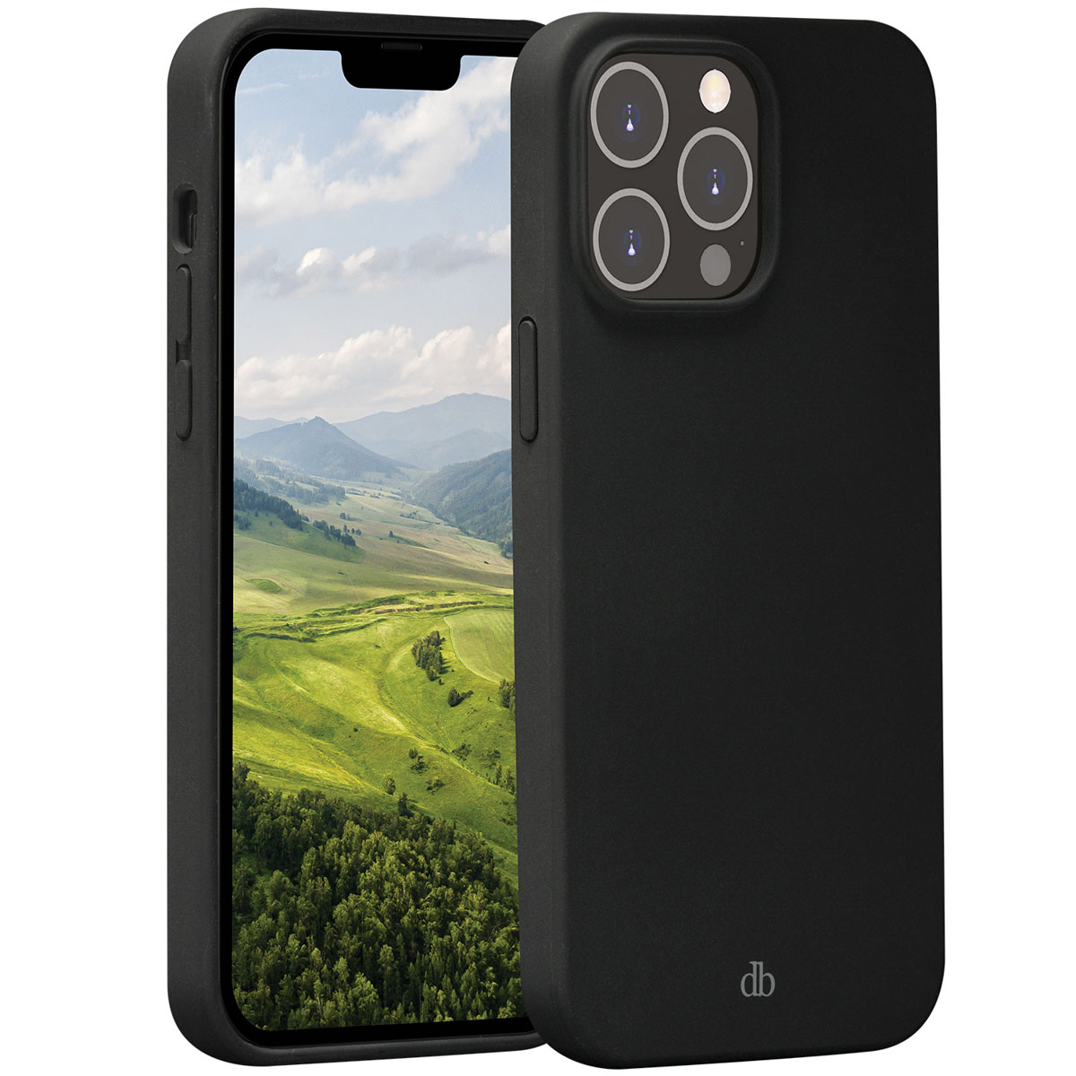 dbramante1928 Greenland Backcover für das Apple iPhone 14 Pro - Schwarz