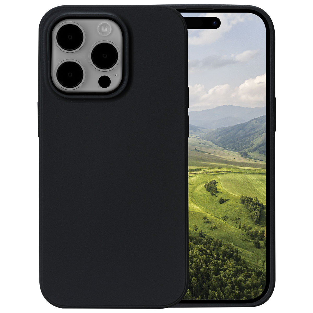 dbramante1928 Greenland Backcover für das Apple iPhone 15 Pro - Schwarz
