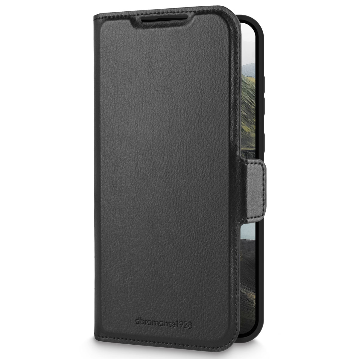 dbramante1928 Oslo Pro Klapphülle für das Samsung Galaxy S25 - Schwarz