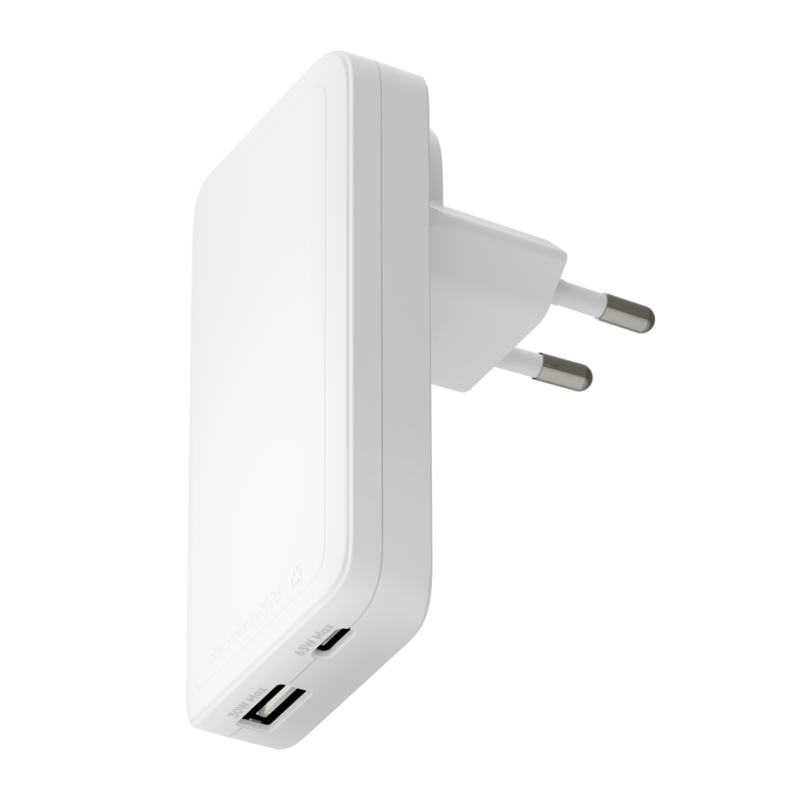 dbramante1928 Re-charge Pro Slim-Ladegerät USB-C 65 W und USB-A 30 W - Weiß