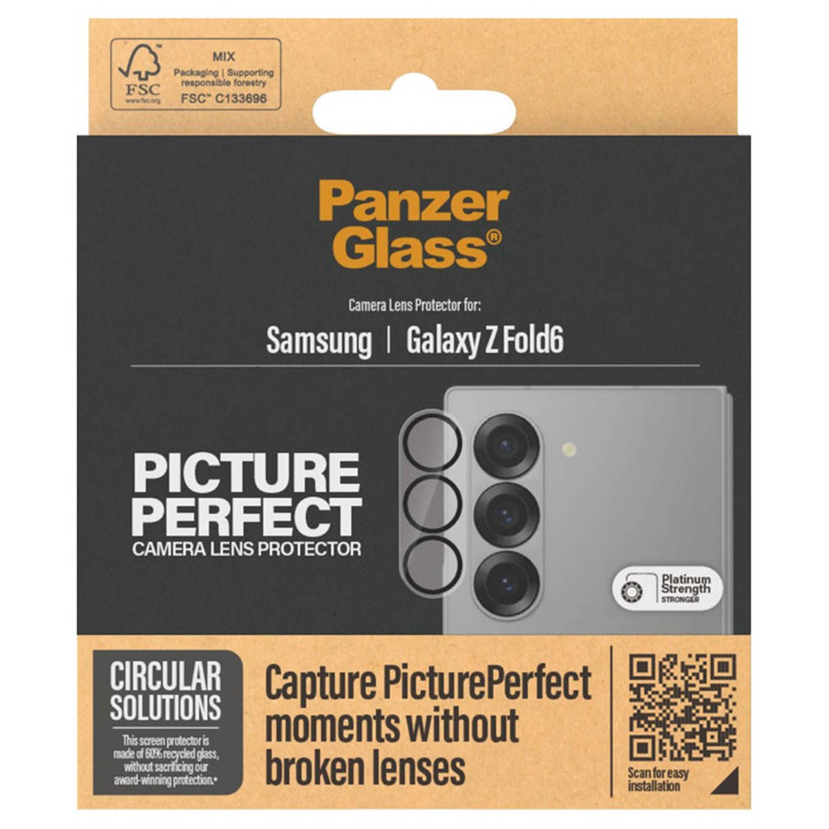PanzerGlass PicturePerfect Kameralinsenschutz für das Samsung Galaxy Z Fold 6
