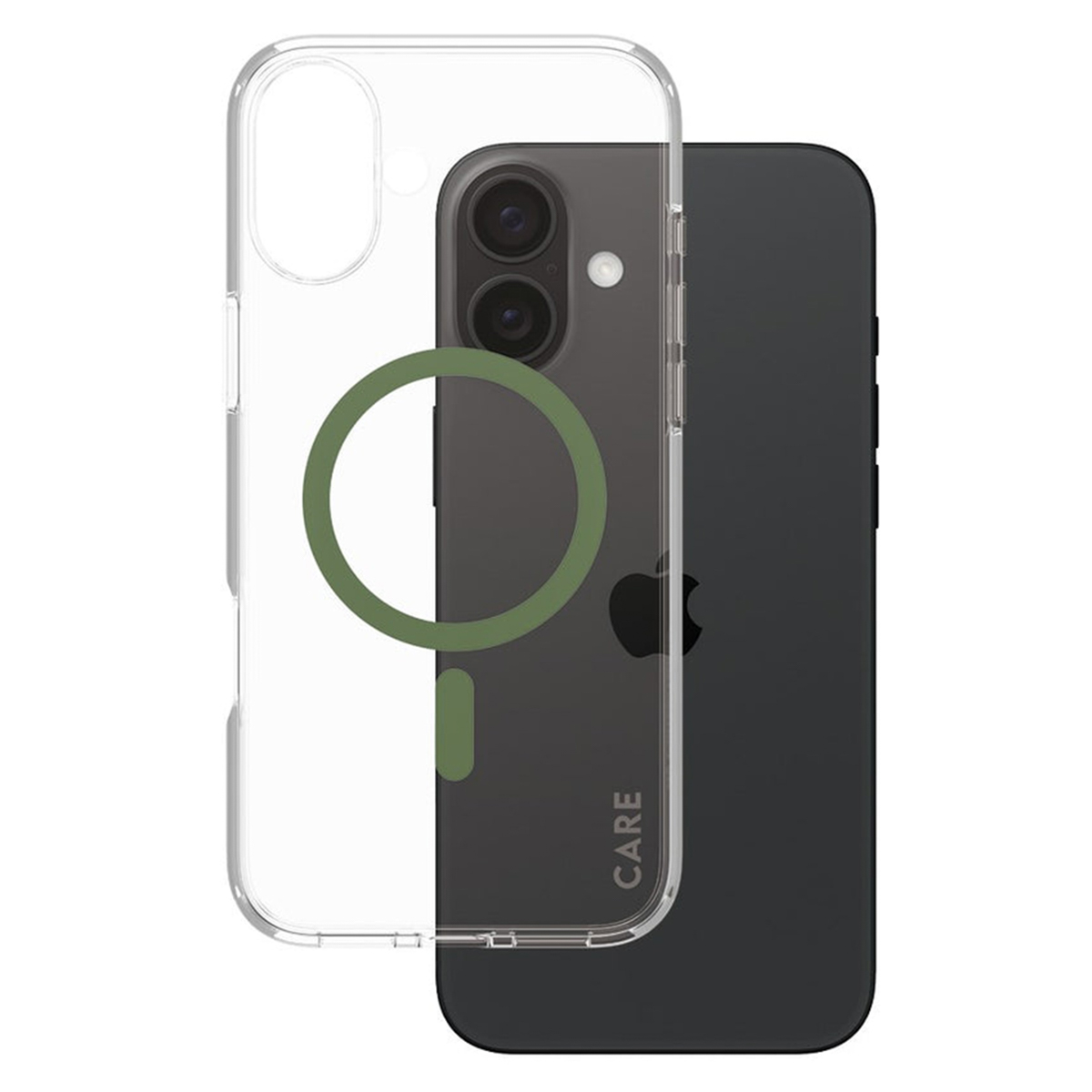 CARE by PanzerGlass Urban Combat Case MagSafe für das Apple iPhone 16 Plus - Green