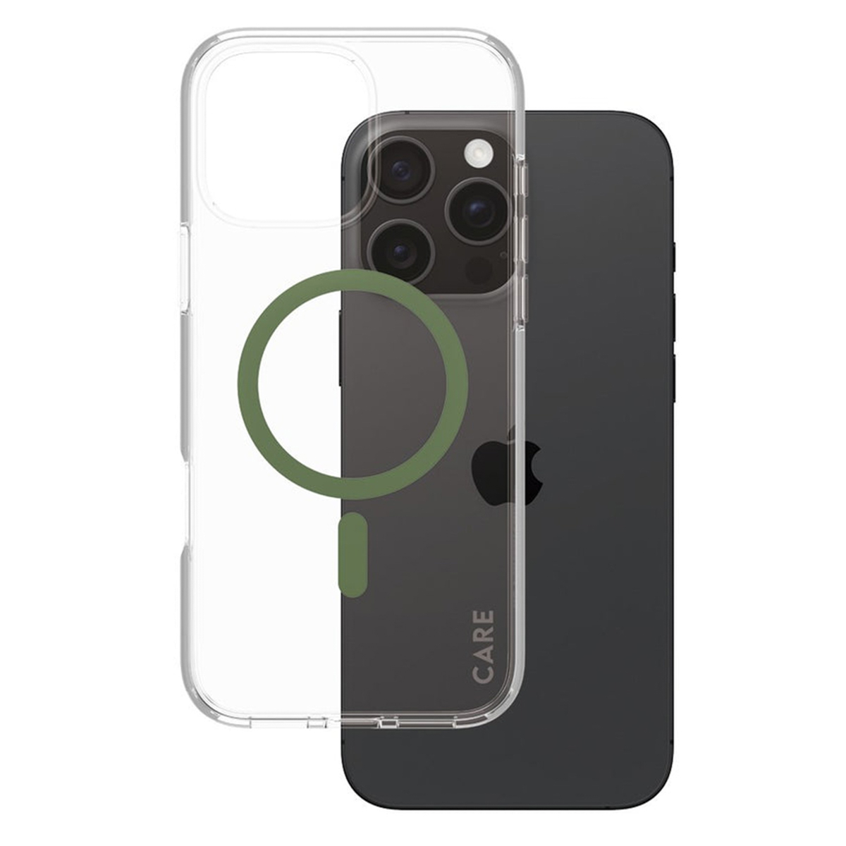 CARE by PanzerGlass Urban Combat Case MagSafe für das Apple iPhone 16 Pro Max - Green