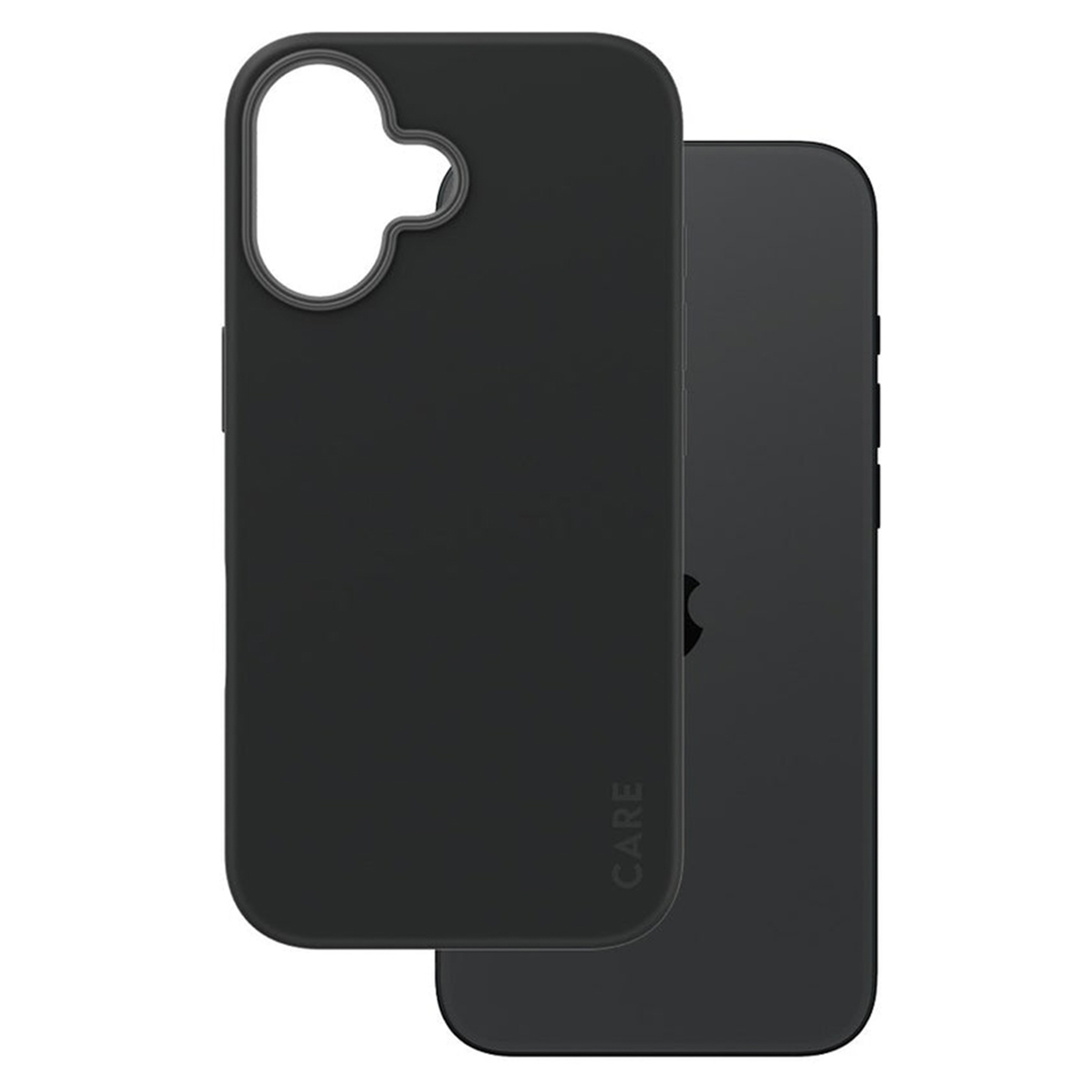 CARE by PanzerGlass Fashion Back Cover MagSafe für das Apple iPhone 16 - Schwarz