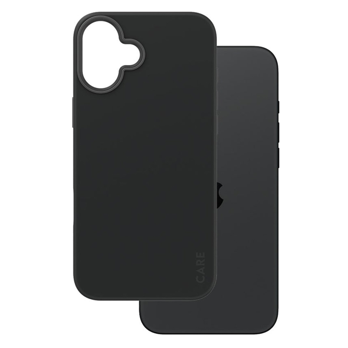 CARE by PanzerGlass Fashion Back Cover MagSafe für das Apple iPhone 16 Plus - Schwarz