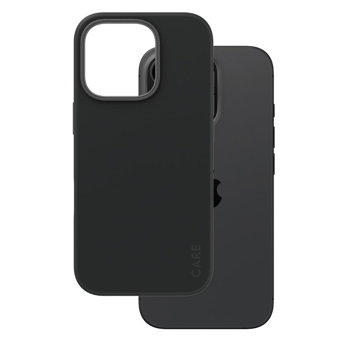 CARE by PanzerGlass Fashion Back Cover MagSafe für das Apple iPhone 16 Pro - Schwarz
