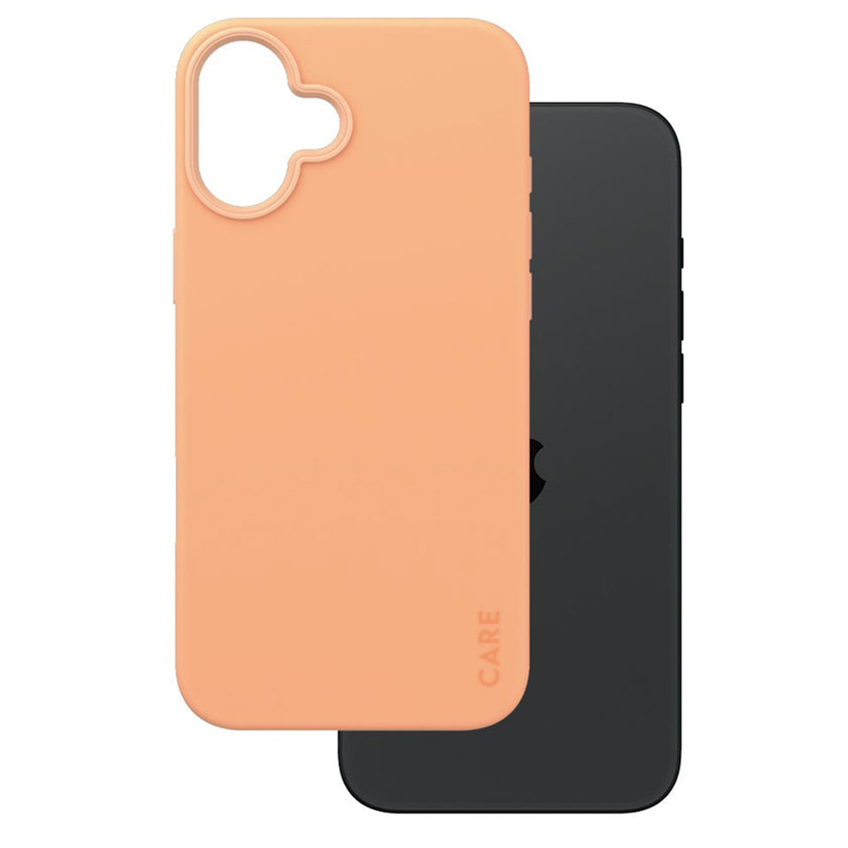 CARE by PanzerGlass Fashion Back Cover MagSafe für das Apple iPhone 16 Plus - Peachy
