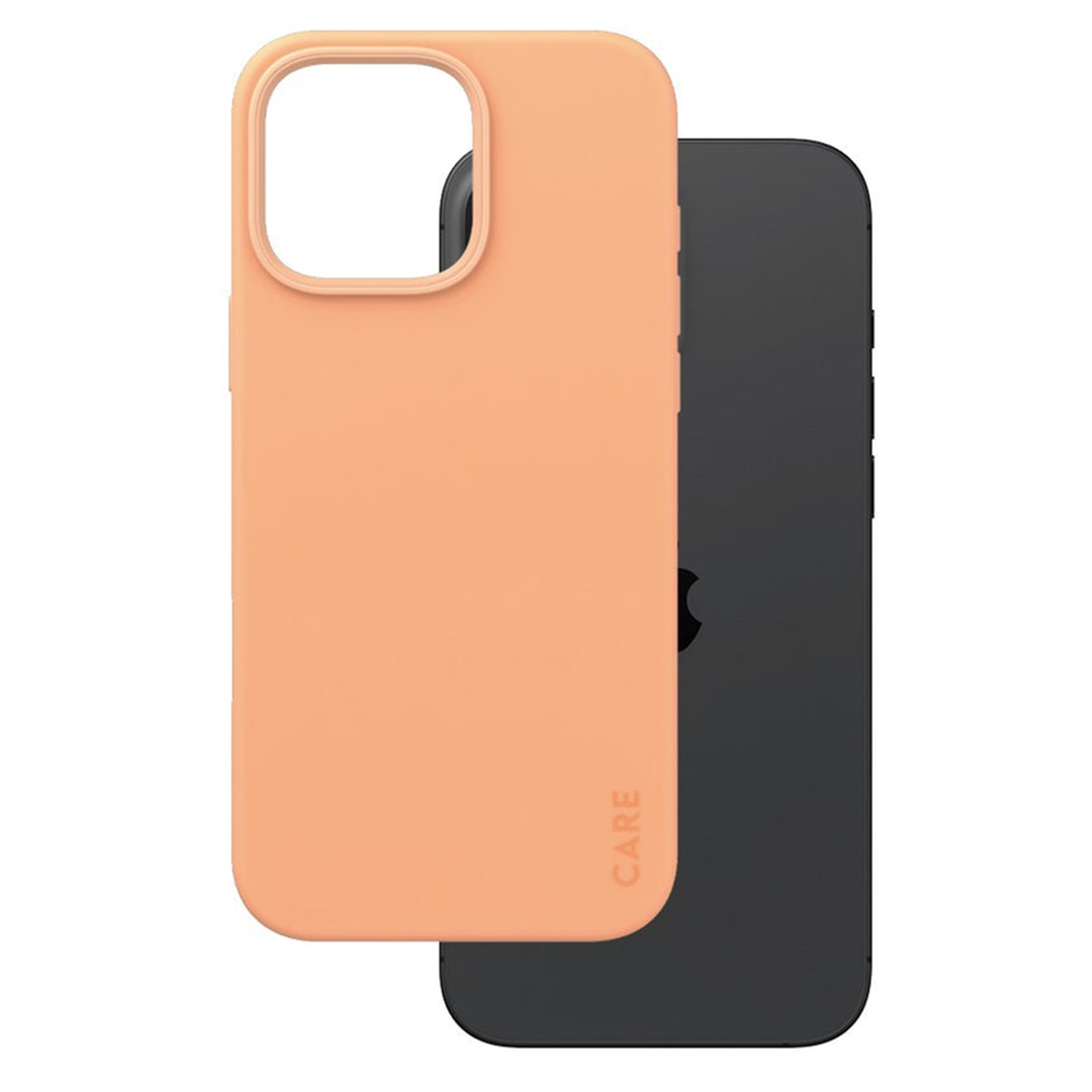 CARE by PanzerGlass Fashion Back Cover MagSafe für das Apple iPhone 16 Pro Max - Peachy