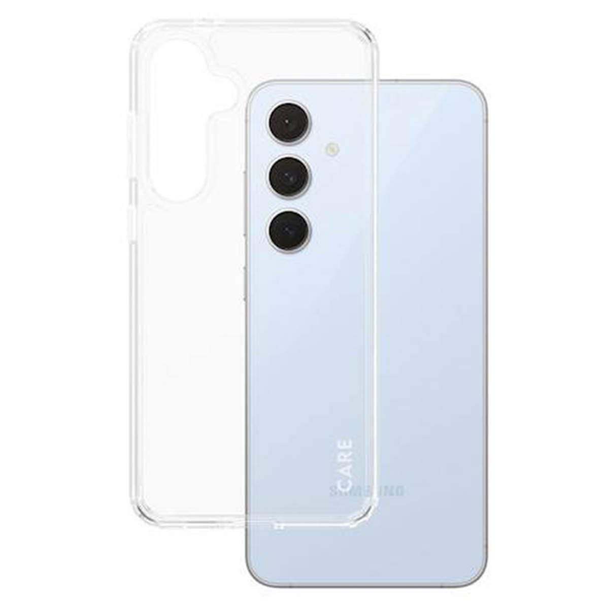 CARE by PanzerGlass Urban Combat Case für das Samsung Galaxy S24 FE - Transparent