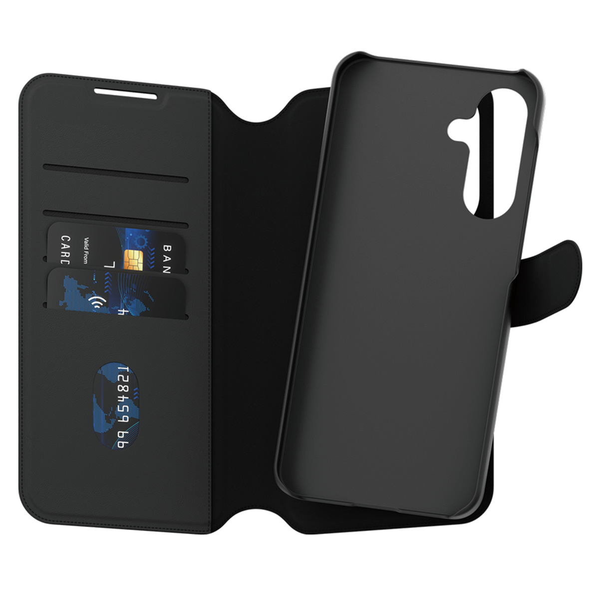 CARE by PanzerGlass Tango 2 in 1 Wallet Case MagSafe für das Samsung Galaxy A56 - Black