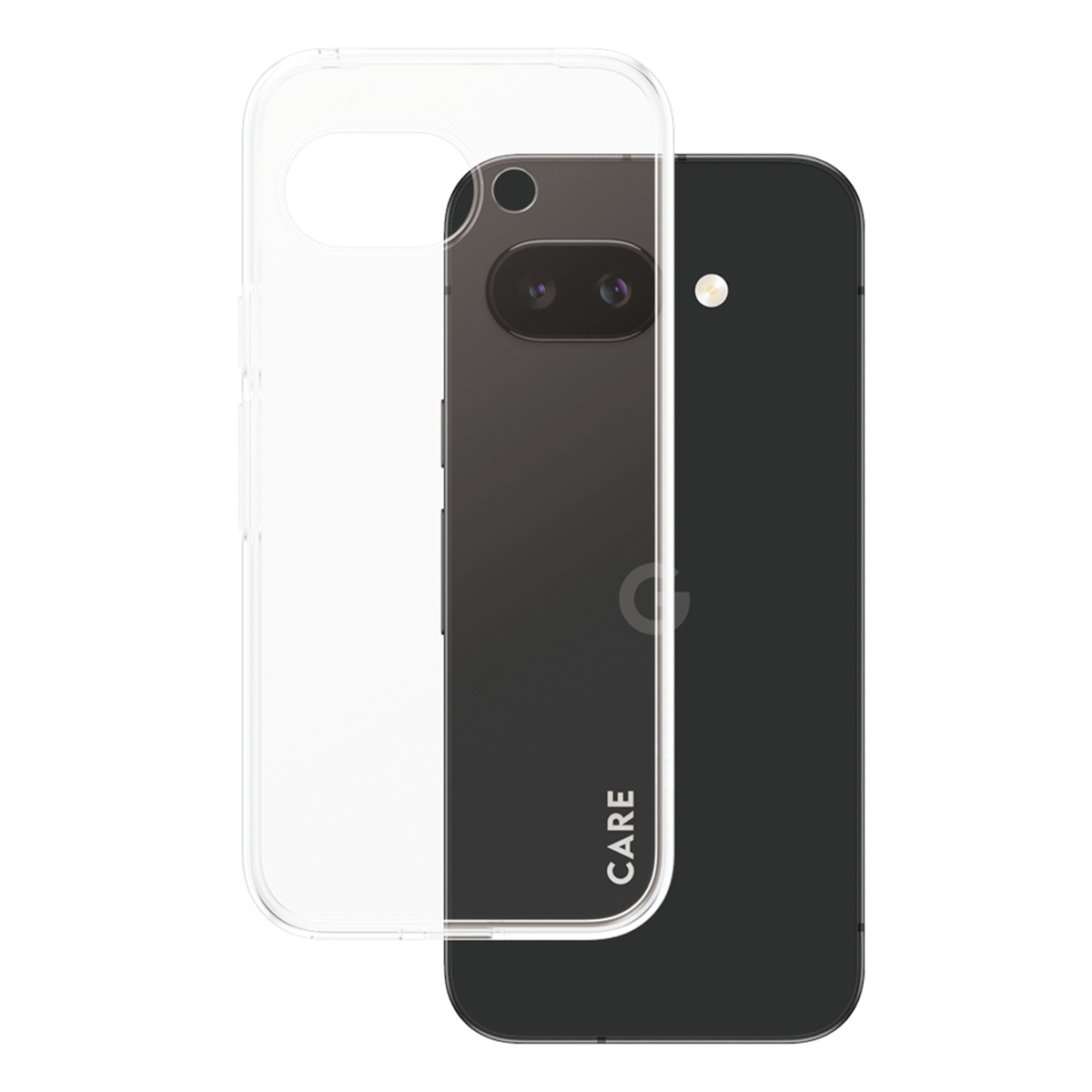 CARE by PanzerGlass Fashion Backcover XR für das Google Pixel 9A - Transparent