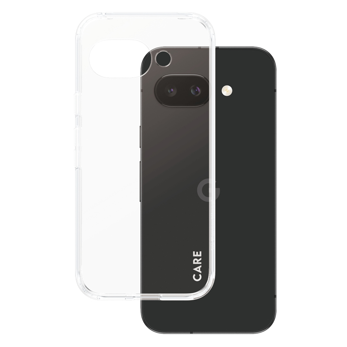 CARE by PanzerGlass Urban Combat Case MagSafe für das Google Pixel 9A - Transparent