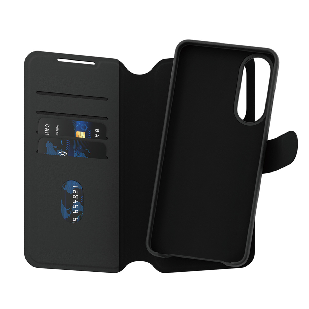 CARE by PanzerGlass Tango 2 in 1 Wallet Case MagSafe für das Samsung Galaxy S25 Edge - Black