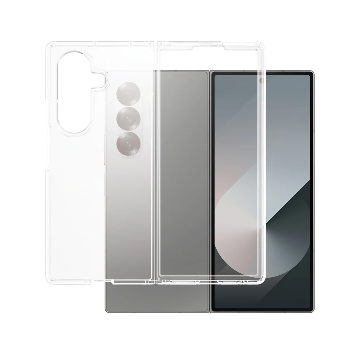 CARE by PanzerGlass Urban Combat Case für das Samsung Galaxy Z Fold 7 - Transparent