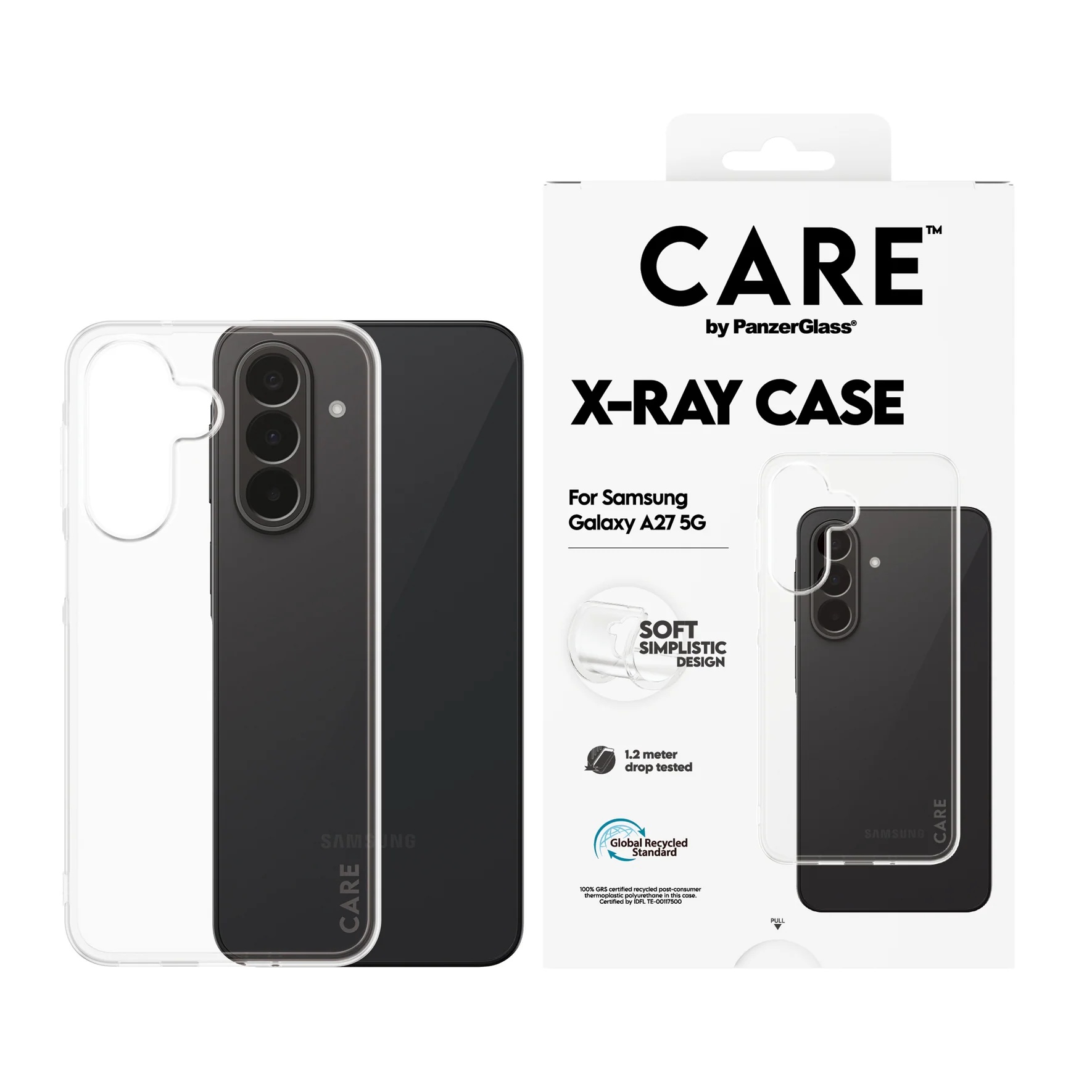 CARE by PanzerGlass Fashion Backcover XR für das Samsung Galaxy A27 (5G) - Transparent