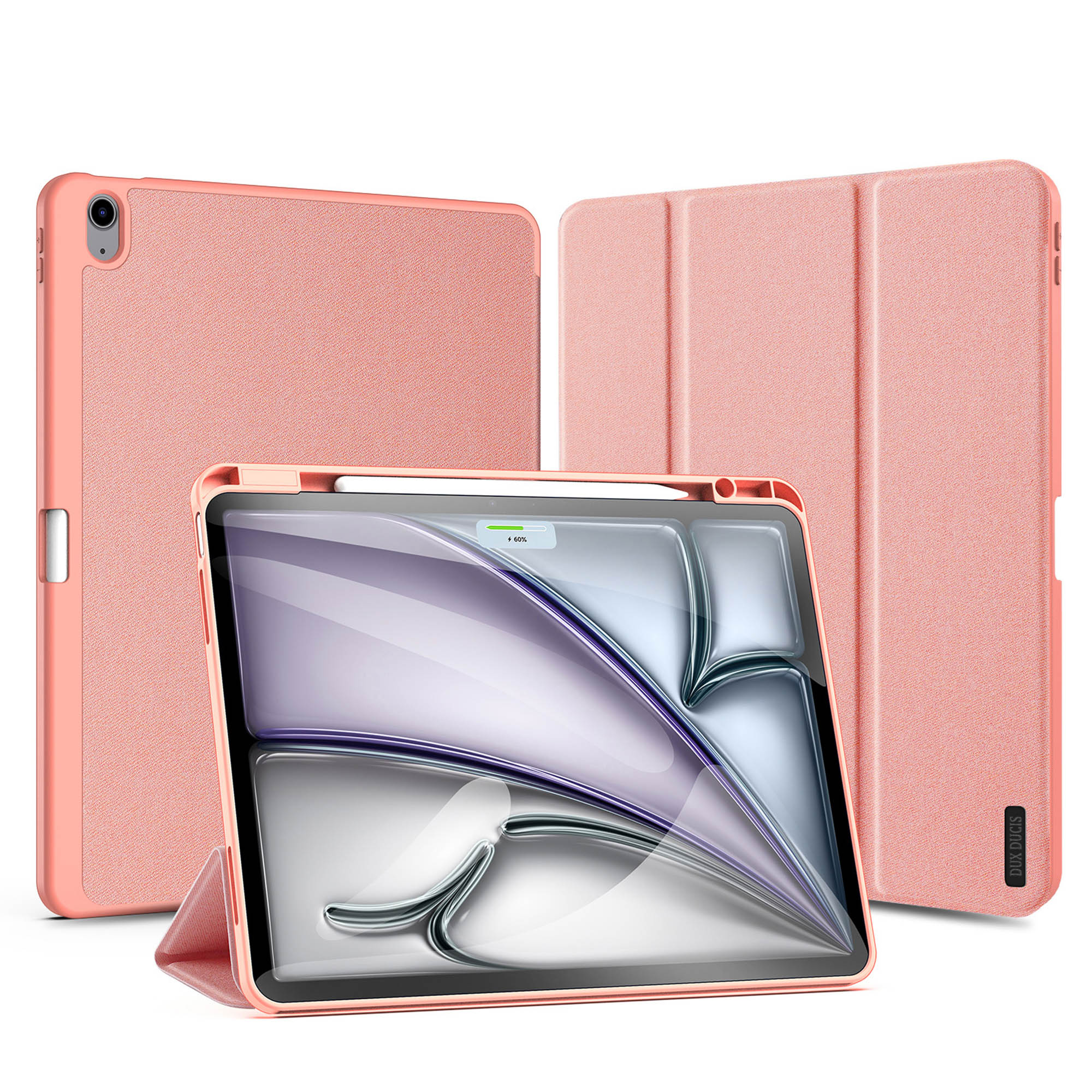 Dux Ducis Domo Klapphülle für das Apple iPad Air 13 Zoll (2026) M4 / (2025) M3 / (2024) M2 - Rosa