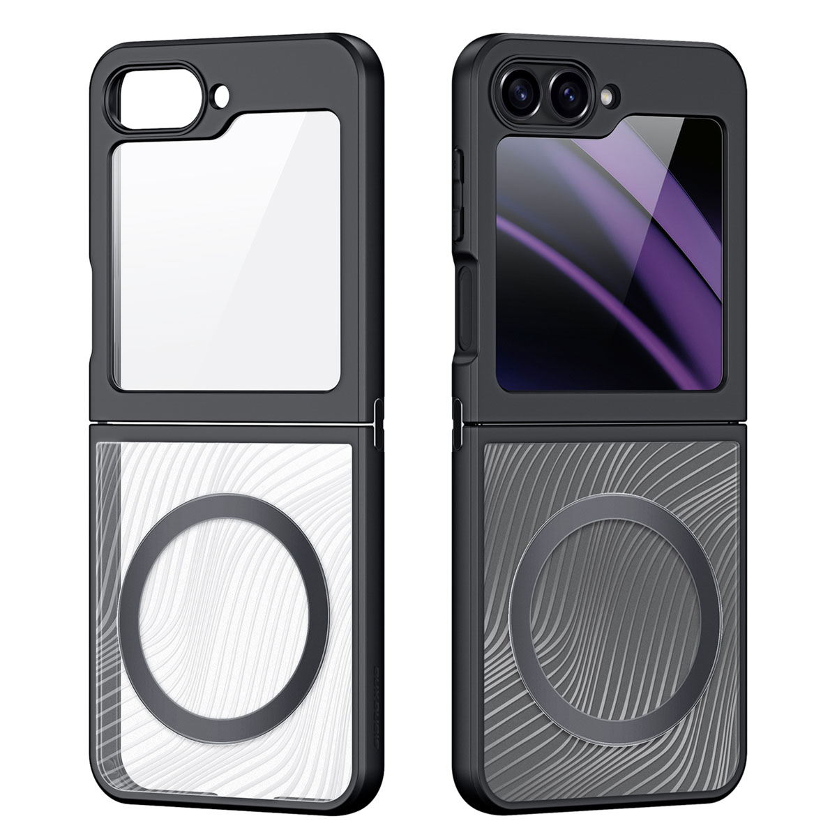 Dux Ducis Aimo Back Cover mit MagSafe für das Samsung Galaxy Z Flip 7 FE - Transparent