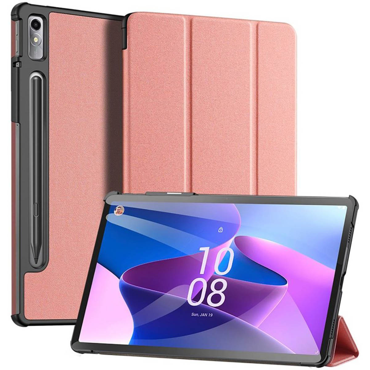 Dux Ducis Domo Klapphülle für das Lenovo Tab P11 Pro (2nd gen) - Rosé gold