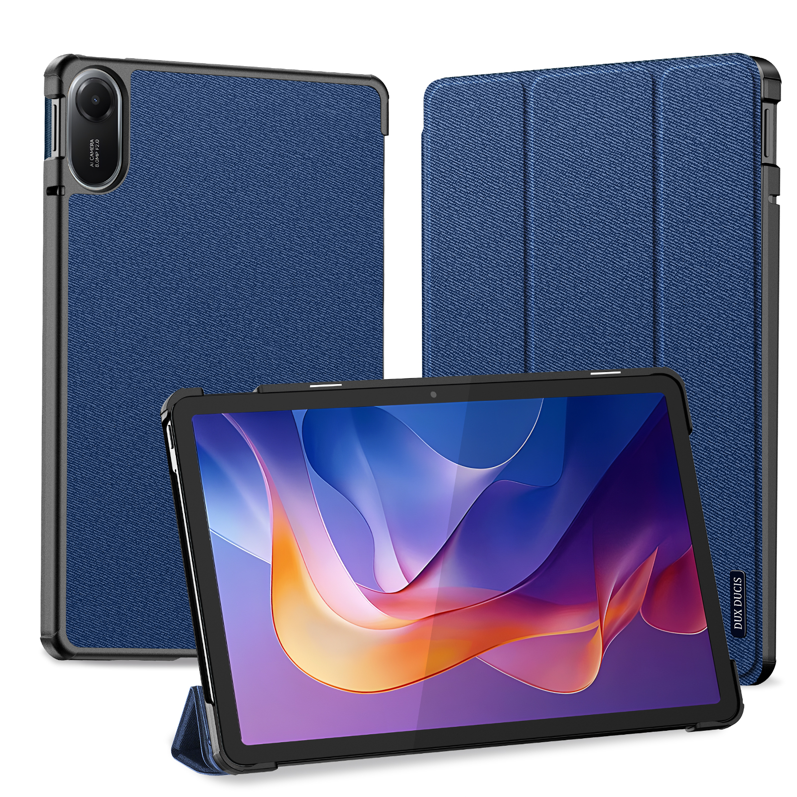 Dux Ducis Domo Klapphülle für das Xiaomi Redmi Pad 2 - Dunkelblau