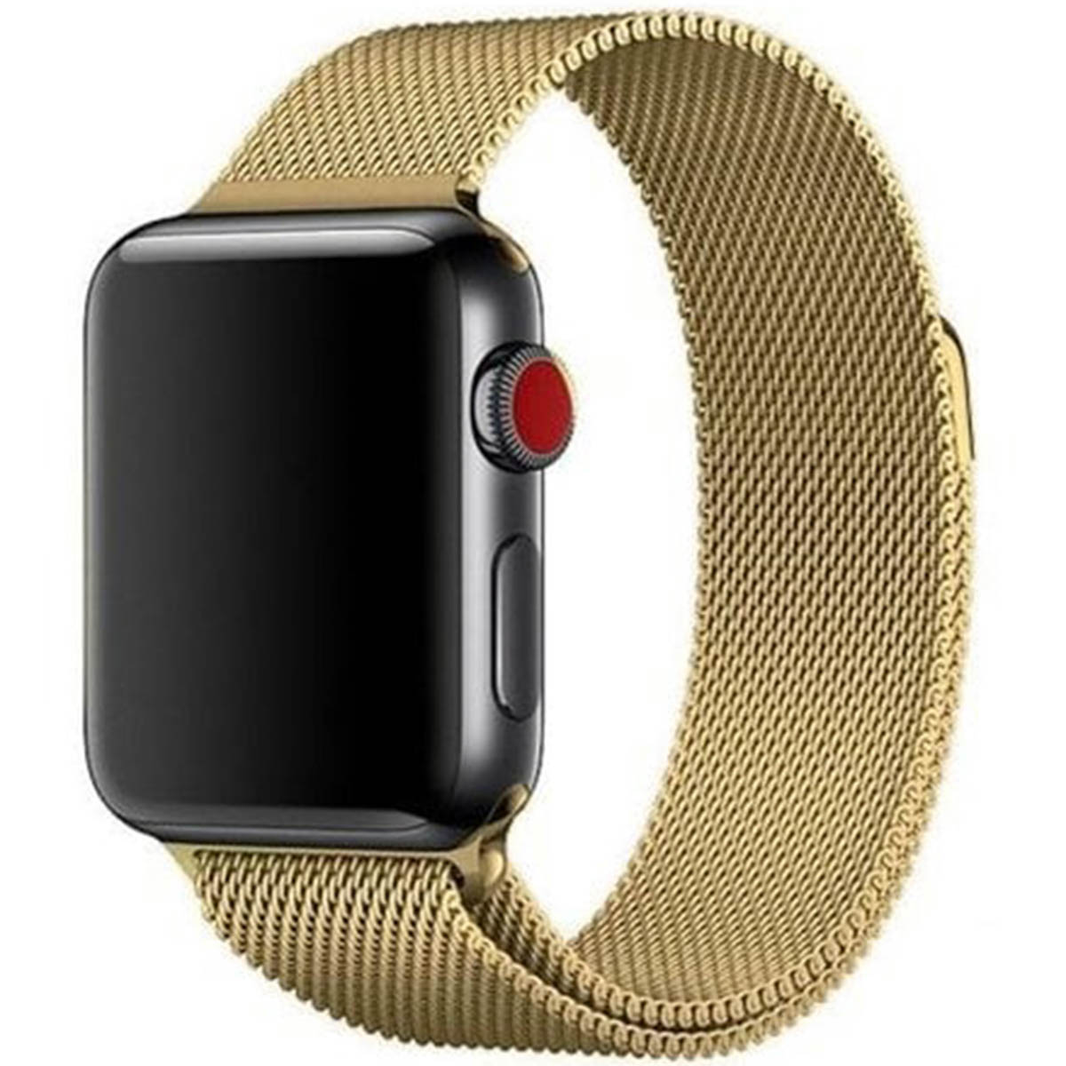 WiWu Milanaise-Armband für Apple Watch | 44/45/46/49 mm - Gold