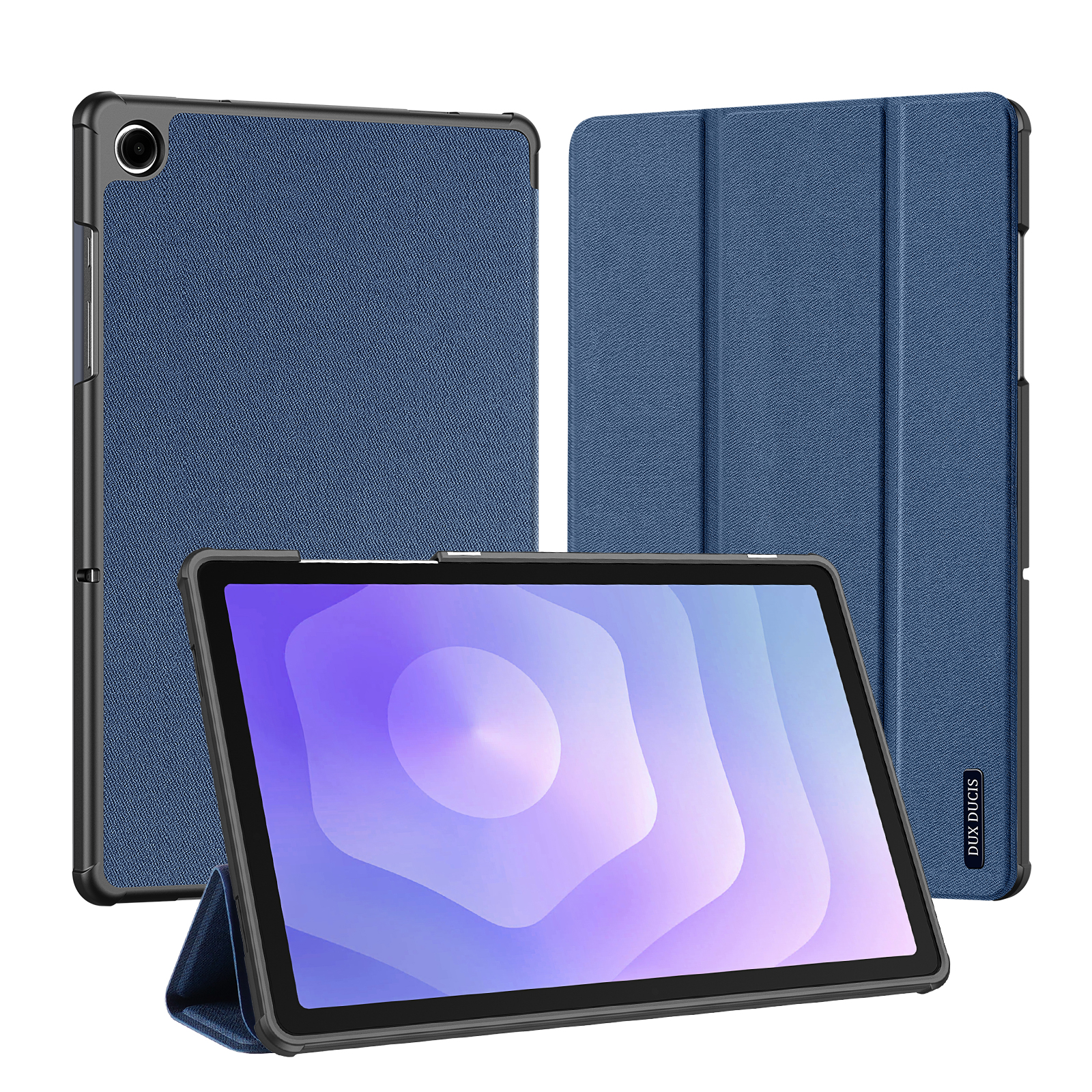 Dux Ducis Domo Klapphülle für das Samsung Galaxy Tab A11 Plus - Dunkelblau