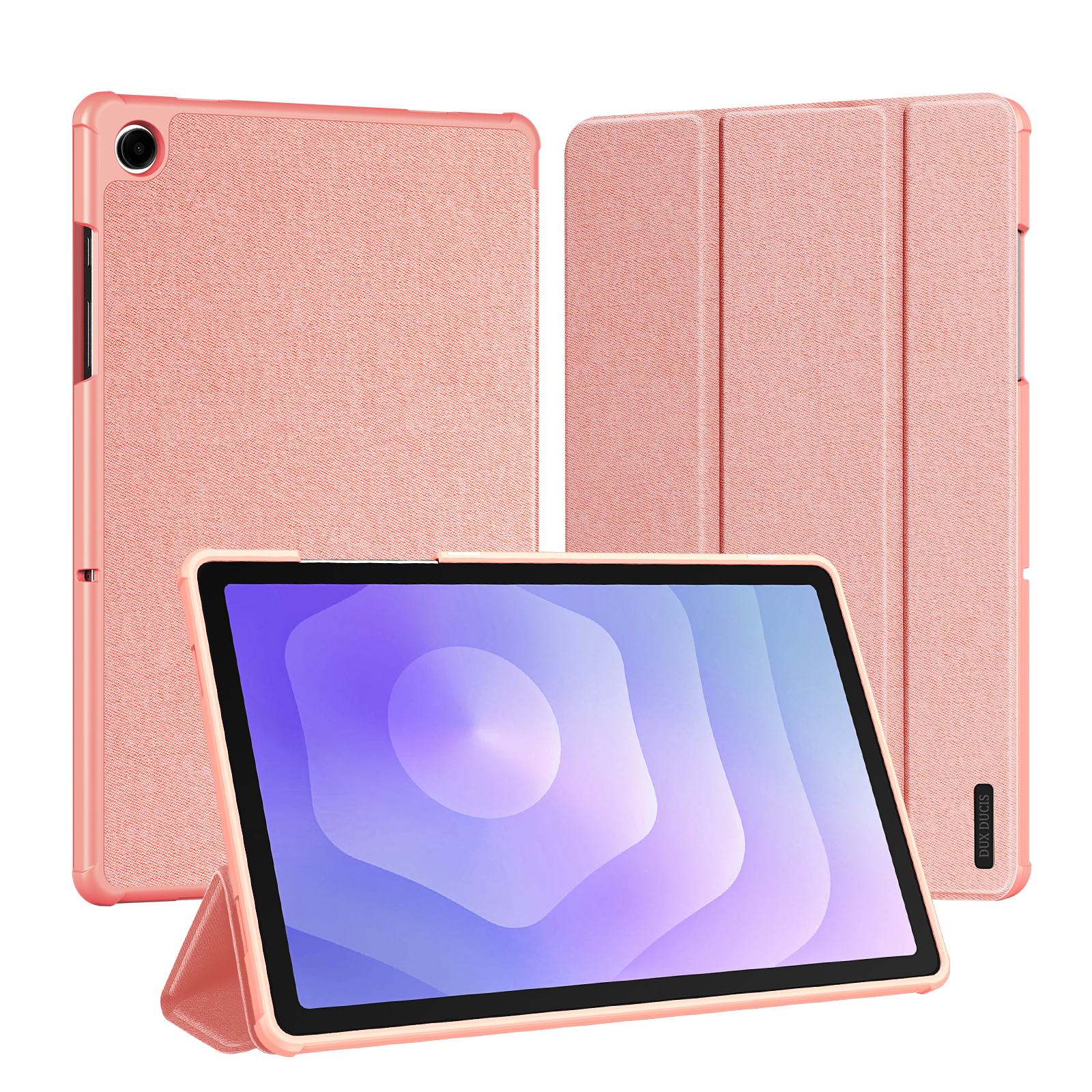 Dux Ducis Domo Klapphülle für das Samsung Galaxy Tab A11 Plus - Rosa