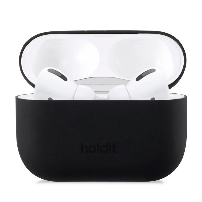 Holdit Silicone Case für das Apple AirPods Pro / Pro 2 - Schwarz