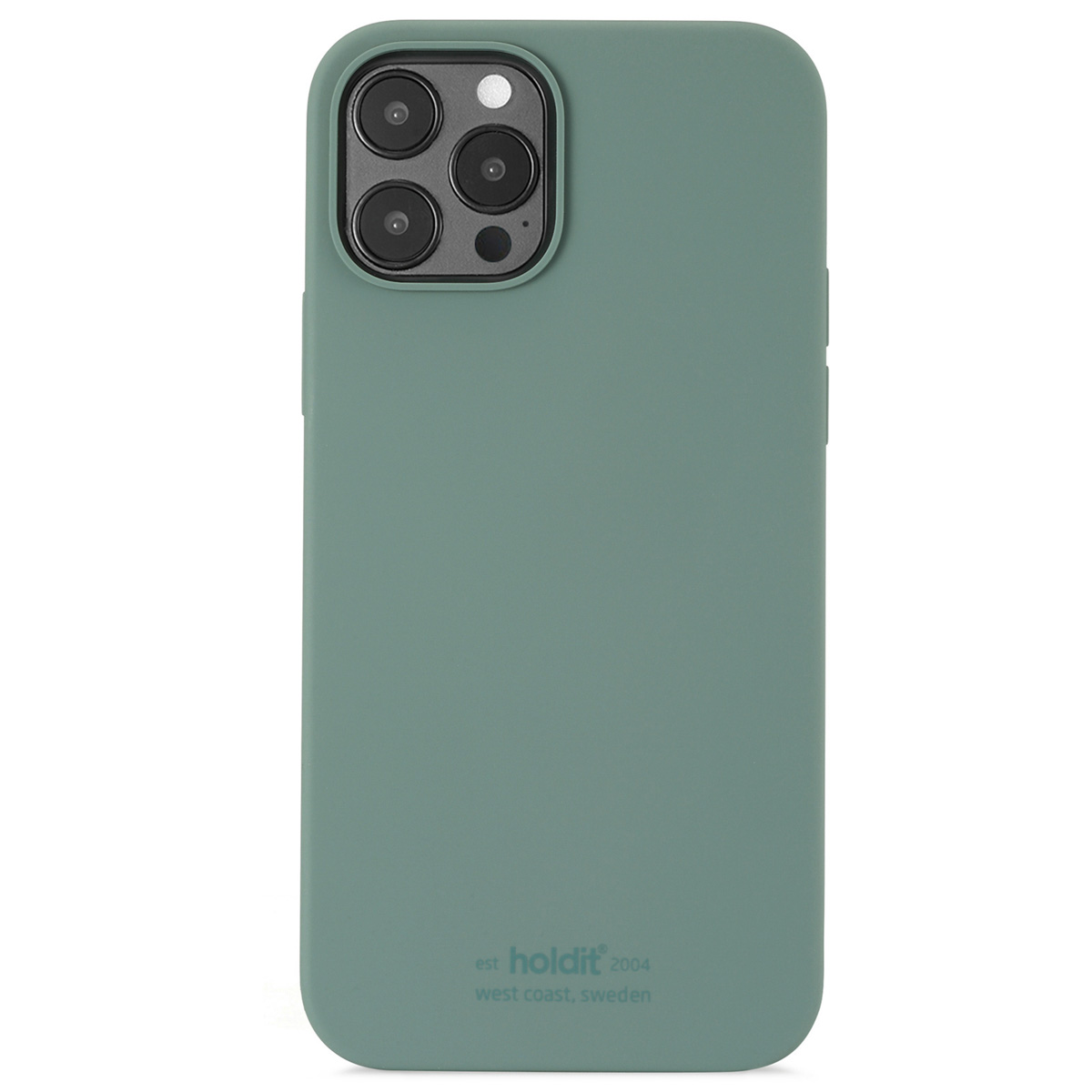 Holdit Silicone Case für das Apple iPhone 12 (Pro) - Moss Green