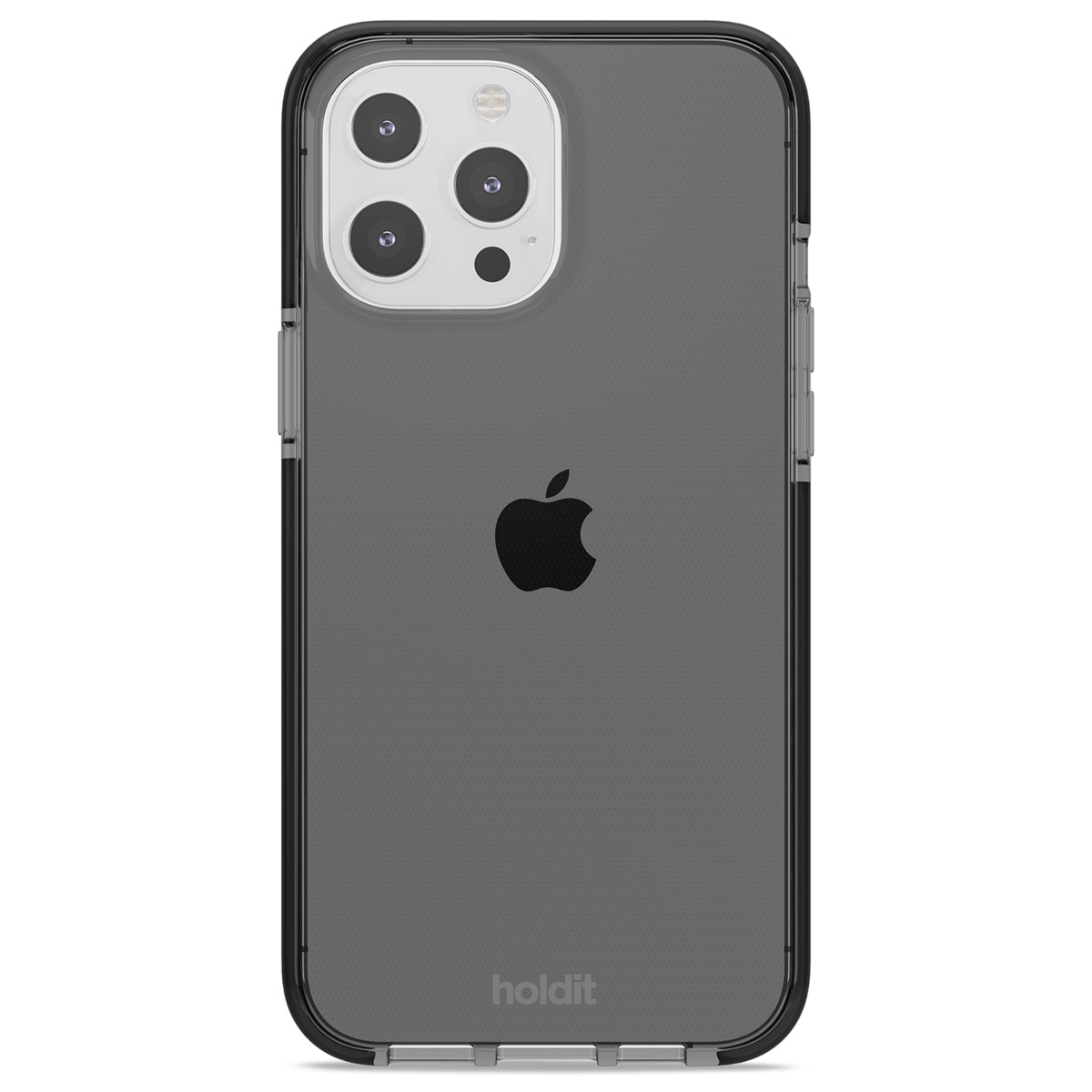 Holdit Seethru Case für das Apple iPhone 13 Pro Max - Schwarz