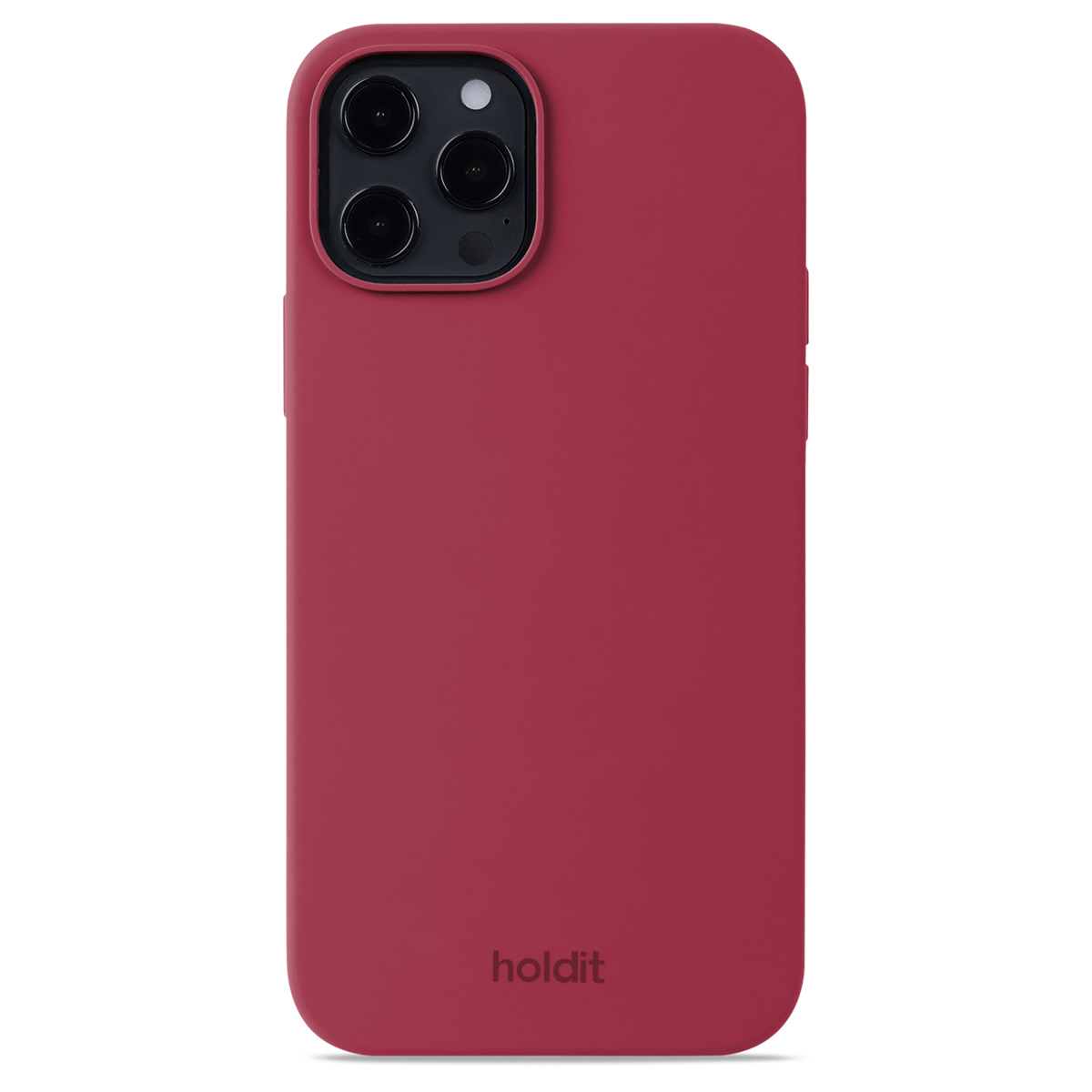 Holdit Silicone Case für das Apple iPhone 12 (Pro) - Red Velvet