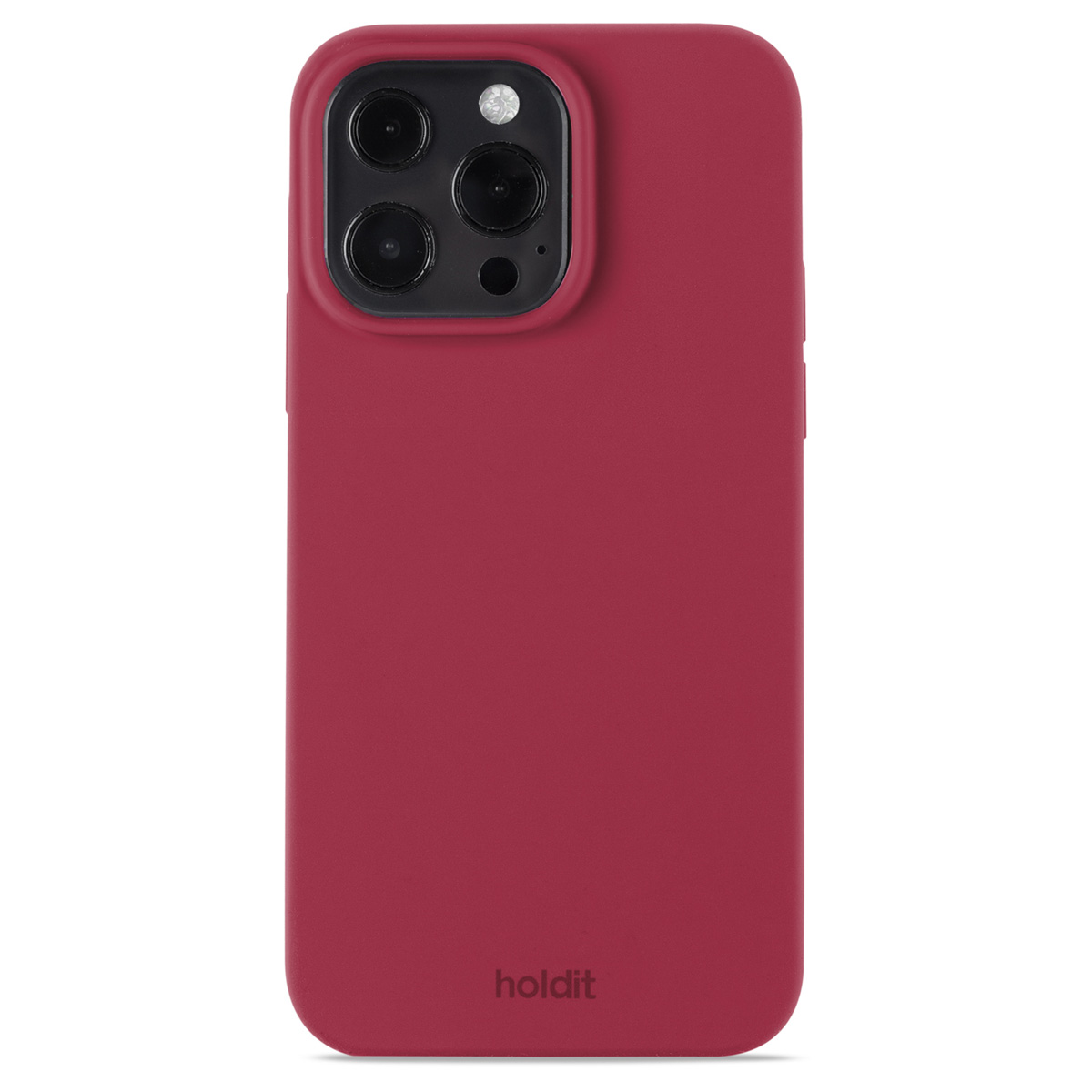 Holdit Silicone Case für das Apple iPhone 13 Pro - Red Velvet