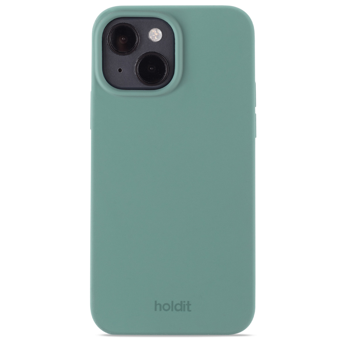 Holdit Silicone Case für das Apple iPhone 15 - Moss Green