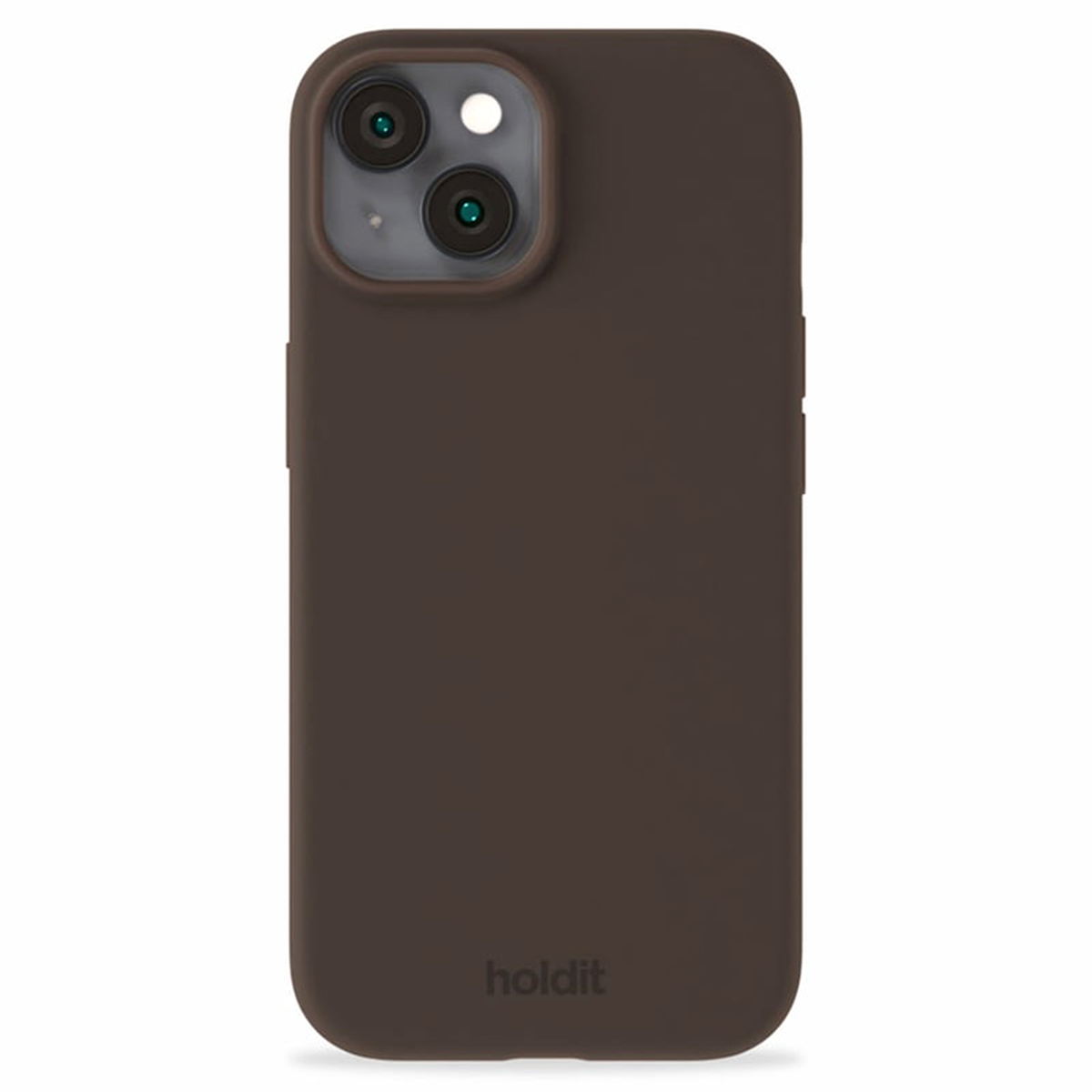 Holdit Silicone Case für das Apple iPhone 14 / 13 - Chocolate