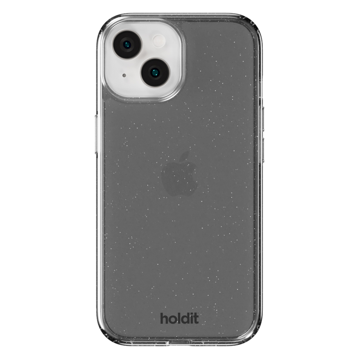 Holdit Glitzer Case für das Apple iPhone 15 / 14 / 13 - Schwarz