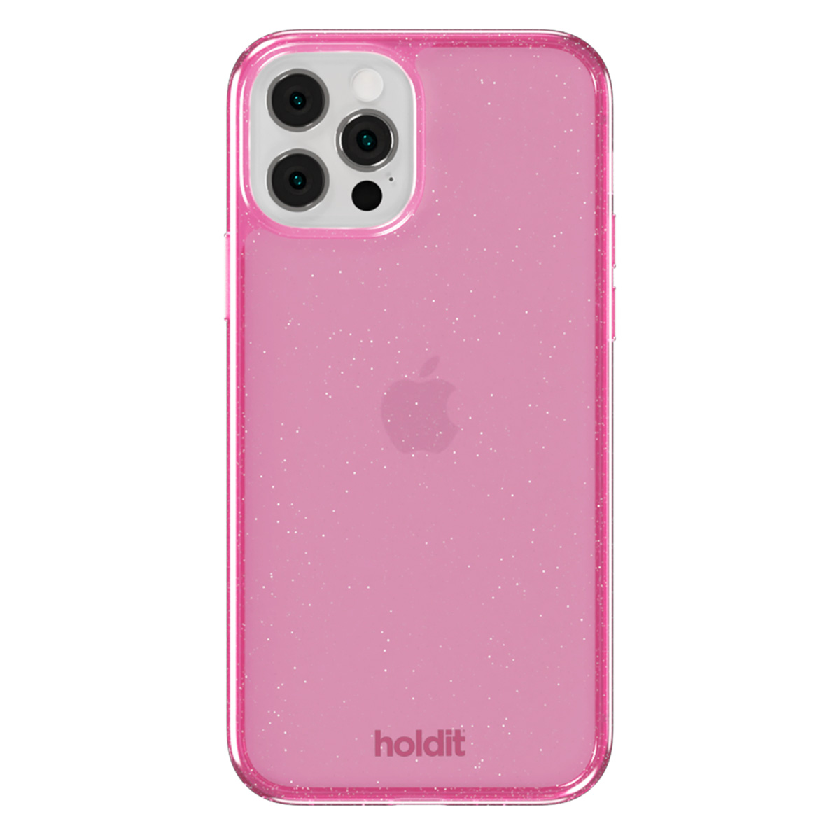 Holdit Glitzer Case für das Apple iPhone 12 (Pro) - Rosa