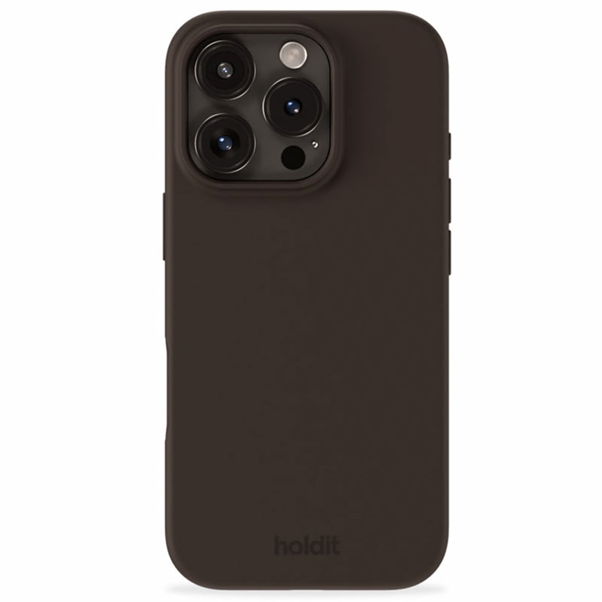 Holdit Silicone Case für das Apple iPhone 16 Pro Max - Chocolate