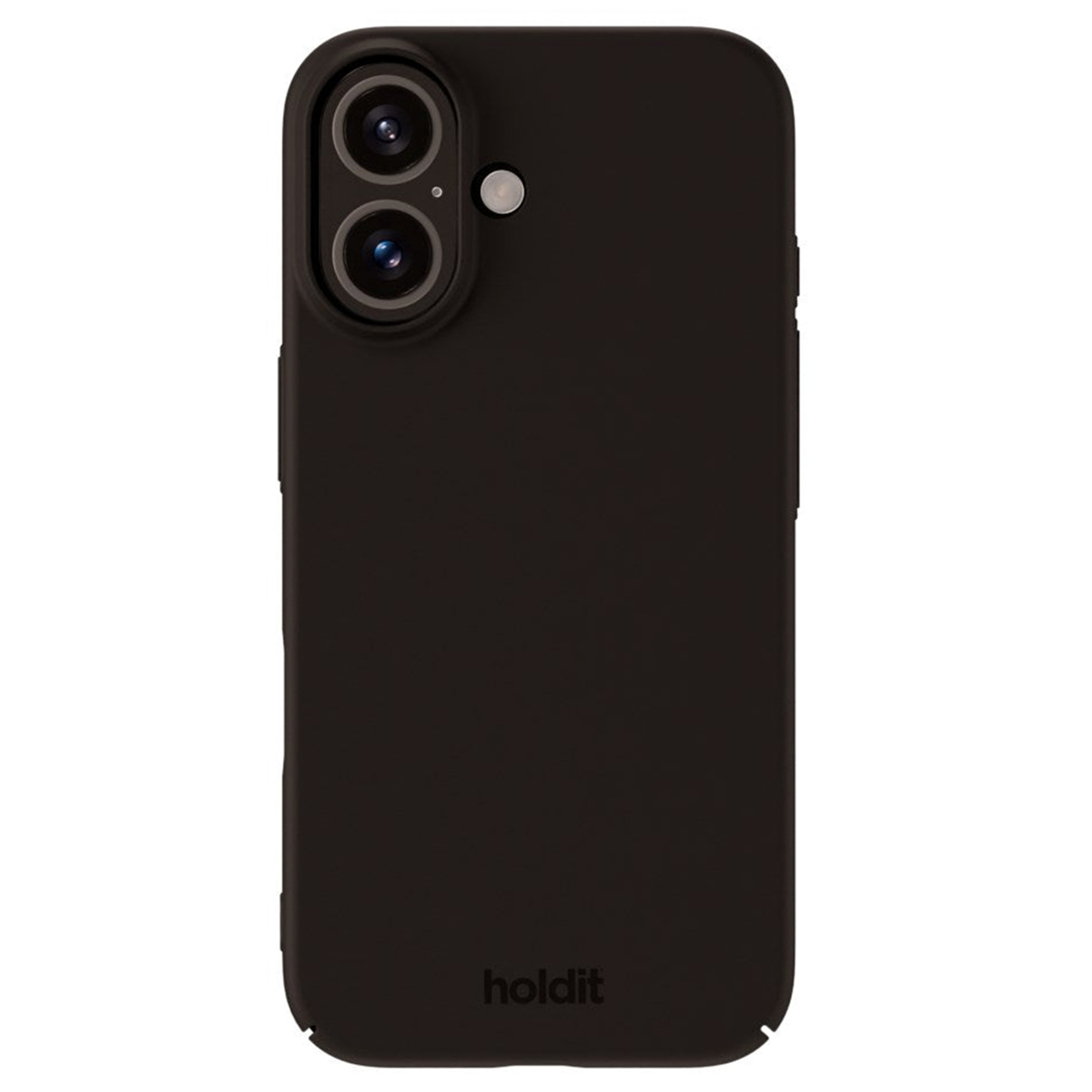Holdit Slim Case für das Apple iPhone 16 Plus - Schwarz