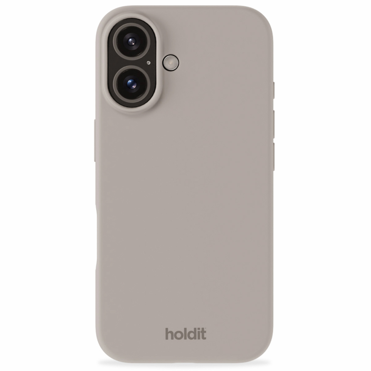 Holdit Silicone Case für das Apple iPhone 16 - Taupe