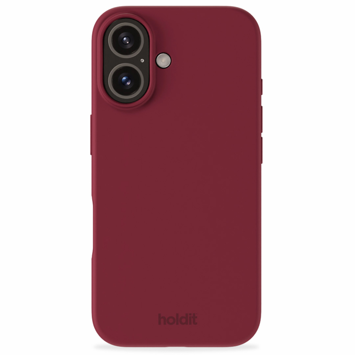 Holdit Silicone Case für das Apple iPhone 16 - Red Velvet