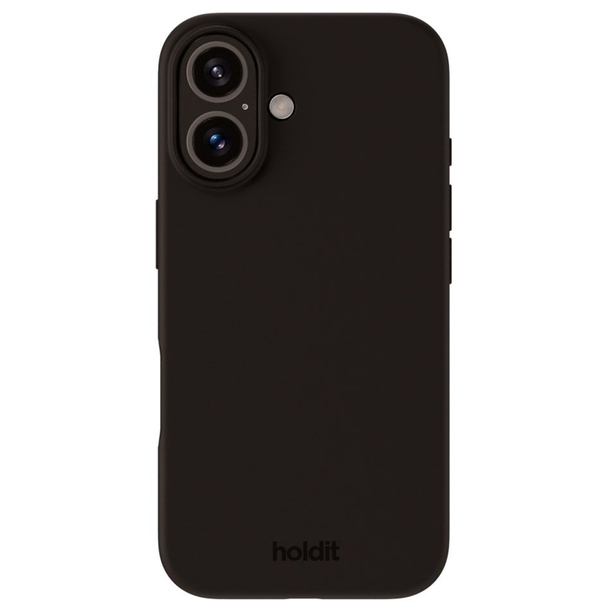 Holdit Silicone Case für das Apple iPhone 16 Plus - Schwarz