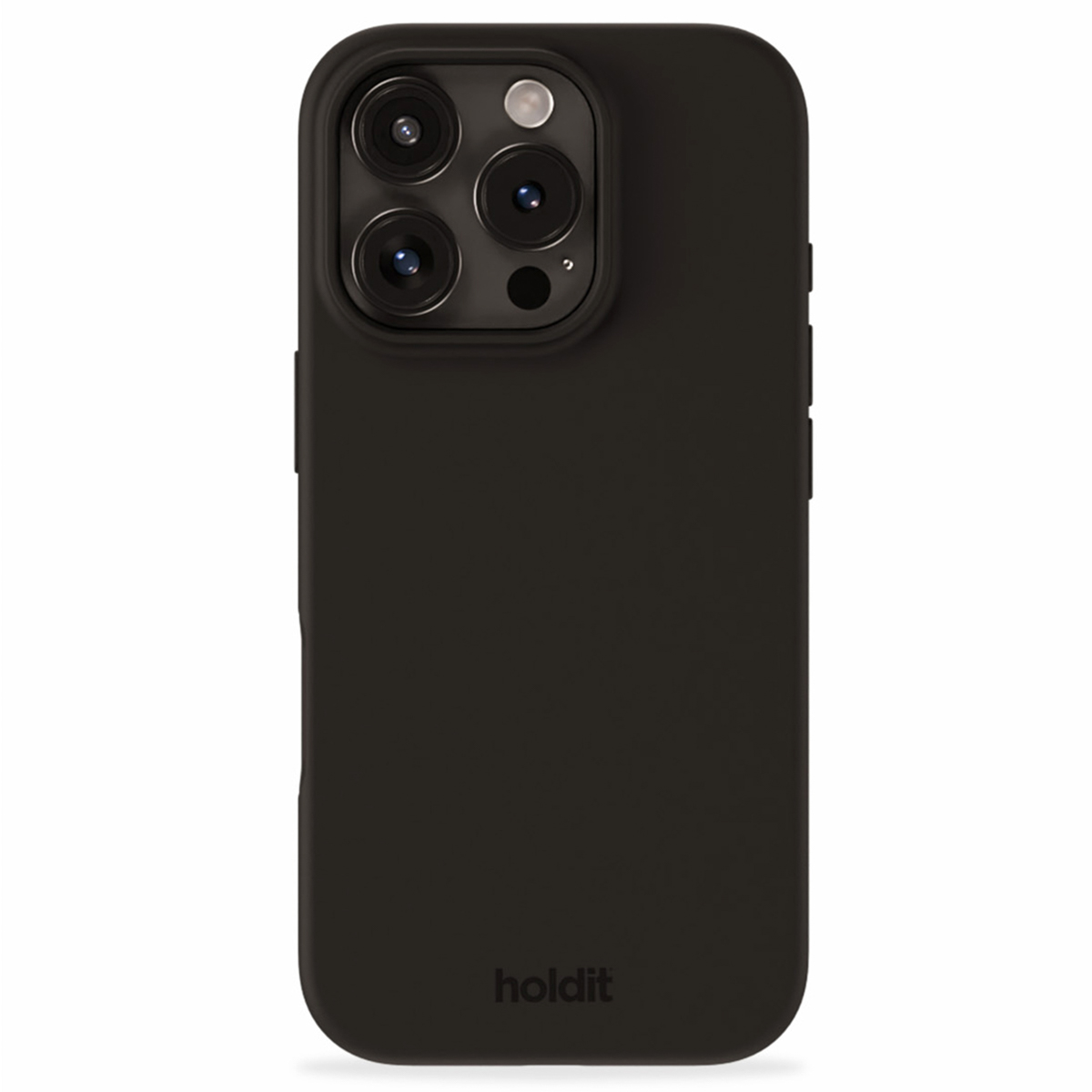 Holdit Silicone Case für das Apple iPhone 16 Pro Max - Schwarz