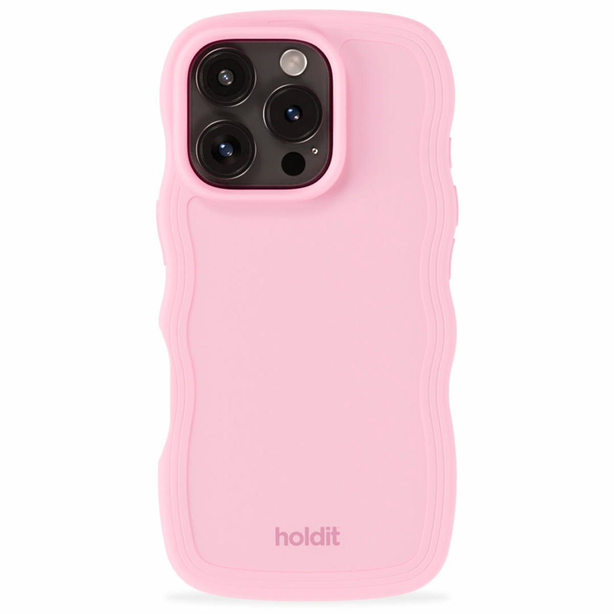 Holdit Wavy Case für das Apple iPhone 16 Pro Max - Pink
