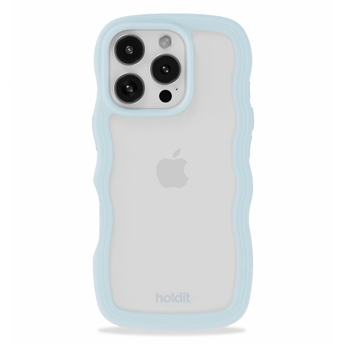 Holdit Wavy Case für das Apple iPhone 16 Pro Max - Mineral Blue