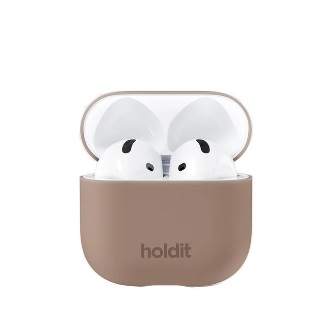 Holdit Silicone Case für das Apple AirPods 5 / 4 - Mocha Brown